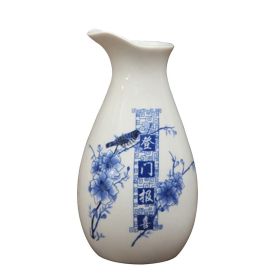 Ceramic Japanese Sake Pot Porcelain Sake Bottle Traditional Liquor Wine Jug #11
