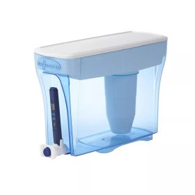 30 Cup Ready-Pour Water Filtering Dispenser with Free Water Quality Meter