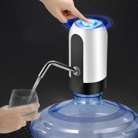 Water Bottle Electric Automatic Universal Dispenser 5 Gallon USB USB Water Dispenser Automatic Drinking Water Bottle (Color: White)