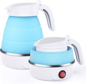 Foldable Electric Kettle, Camping Kettle, Mini Travel Kettle, Silicone Electric Water Boiler, Tea, Coffee Kettle, Collapsible Kettle With Separable Po (Option: EK221)