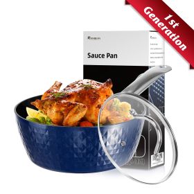 Induction Saucepan With Lid, 20cm 1.8L Milk Pan Non Stick Saucepan, Aluminum Ceramic Coating Cooking Pot - PFOA Free With Stainless Steel Handle, Suit (Option: Default)