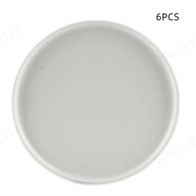 Stone Plate (Option: White-6PCS Set)